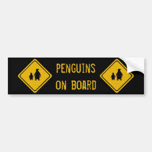 next 10 km penguins bumper sticker