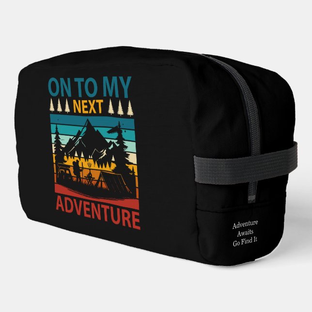 Next Adventure Awaits Dopp Kit (Left Corner)