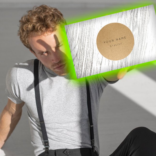 Next Appointment Circle Kraft Silver White Wood (Next Appointment Circle Kraft Silver White Wood)