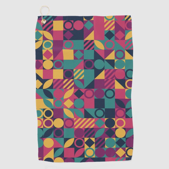 Next autumn will be very dark golf towel (Front)