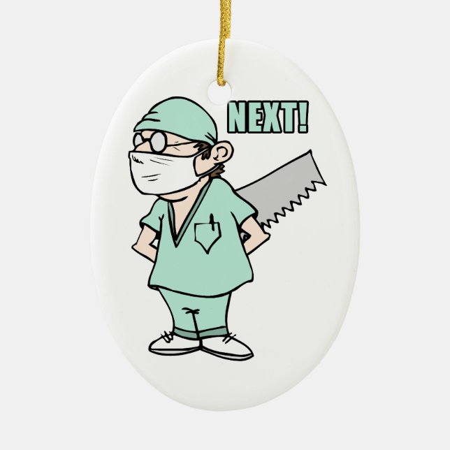 Next! Ceramic Tree Decoration (Front)