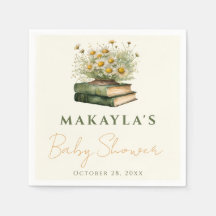 Next Chapter Boho Book Lover Floral Baby Shower