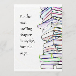 Next Chapter Divorce Party Invitation