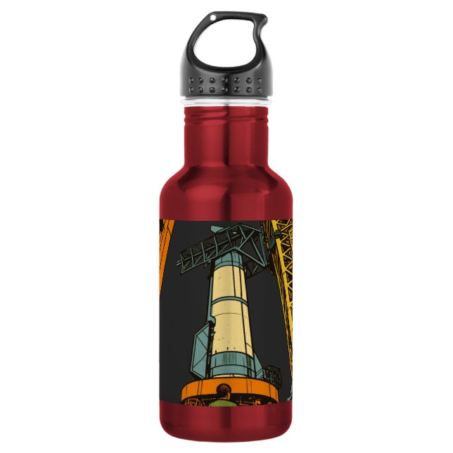 Next Generation Deep Space Rocket | 532 Ml Water Bottle (Front)