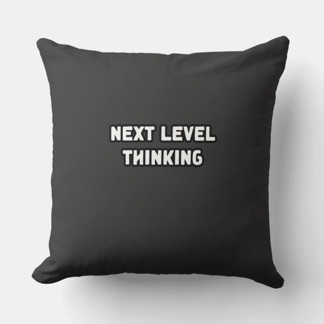 Next Level Thinking Innovation Growth Visionary Mi Cushion (Front)