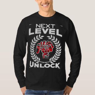 Next Level Unlock Joystick Video Games T-Shirt