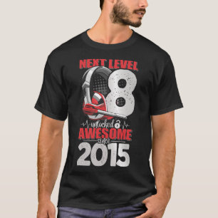 Next Level Unlocked 8 Year Old Boy 2015 Headset T-Shirt