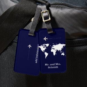 next Mr and Mrs travel personalized Luggage Tag
