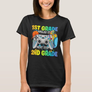 Next stop 2nd grade 1st grade nailed it Graduate V T-Shirt