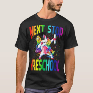 Next Stop Preschool Graduation Unicorn T-Shirt