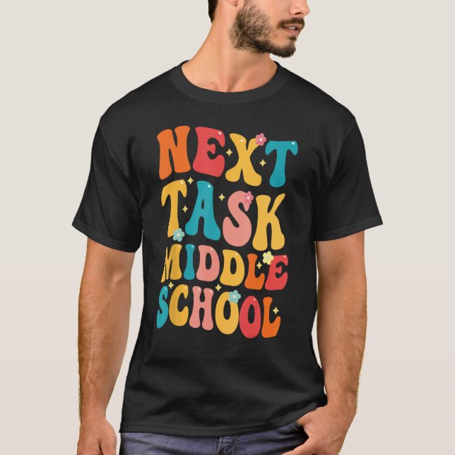 next task middle school Groovy Elementary School G T-Shirt (Front)