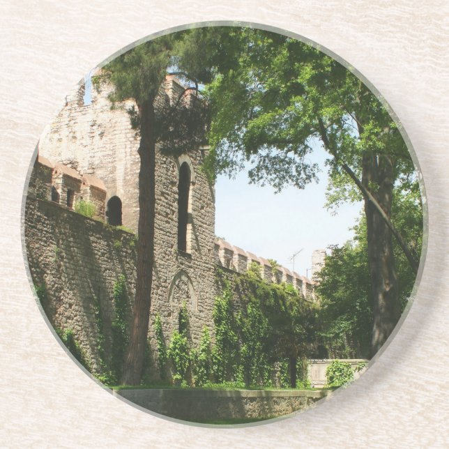 Next To The Topkapi Palace Walls Coaster (Front)