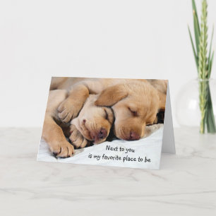 Next To You-My Favourite Place l Puppy Love Holiday Card