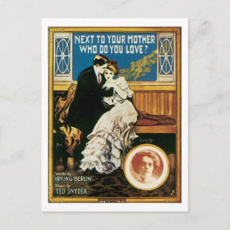 Next To Your Mother, Who Do You Love? Songbook Cov Postcard