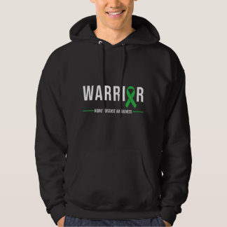 ney Disease Awareness Warrior Recovery Green Ribbo Hoodie