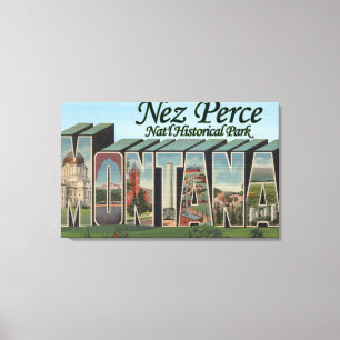 Nez Perce Nat'l Park, Montana Canvas Print