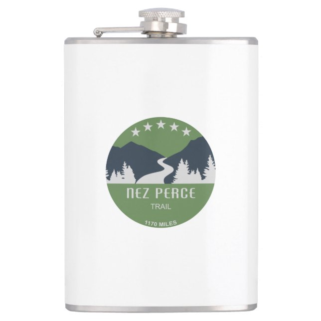 Nez Perce Trail Hip Flask (Front)