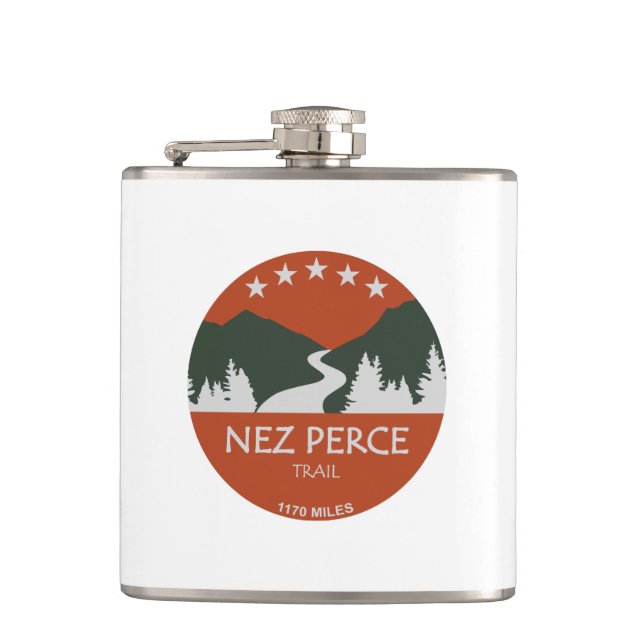 Nez Perce Trail Hip Flask (Front)