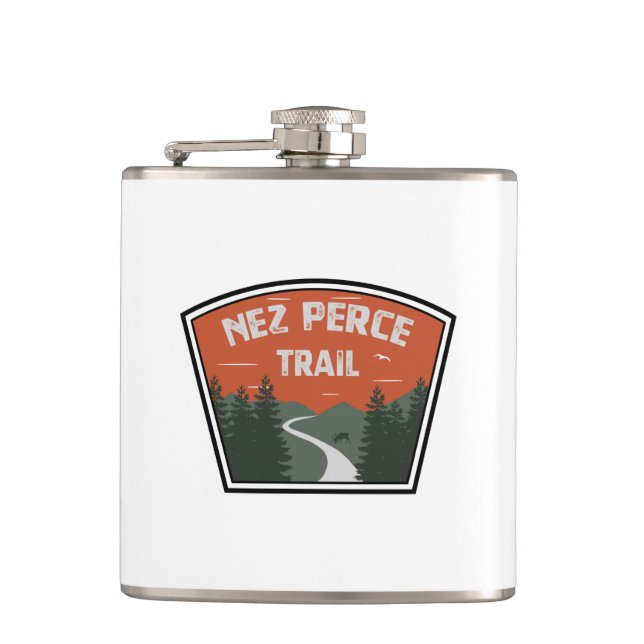 Nez Perce Trail Hip Flask (Front)
