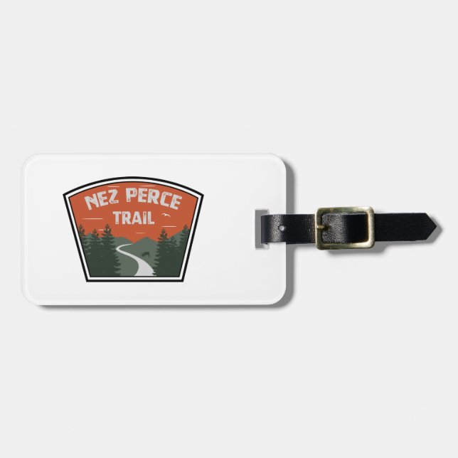 Nez Perce Trail Luggage Tag (Front Horizontal)