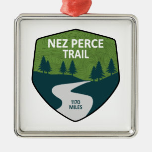 Nez Perce Trail Metal Tree Decoration