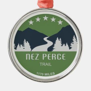 Nez Perce Trail Metal Tree Decoration