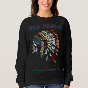 Nez Perce Tribe Native American Indian Retro Vinta Sweatshirt