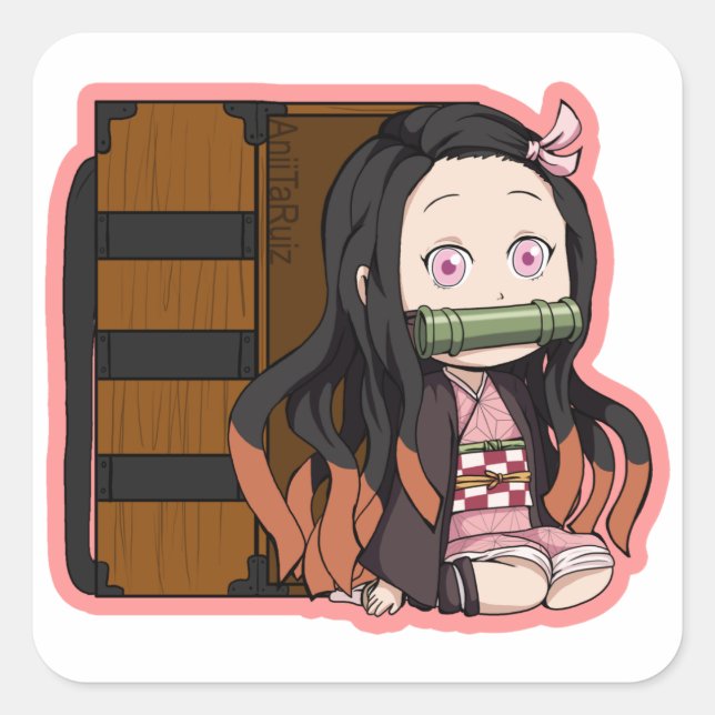 nezuko sticker (Front)