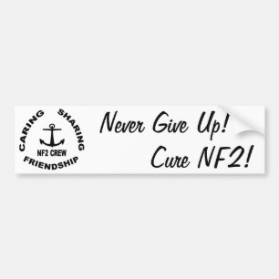 NF2Crew Bumper Sticker Logo in Black