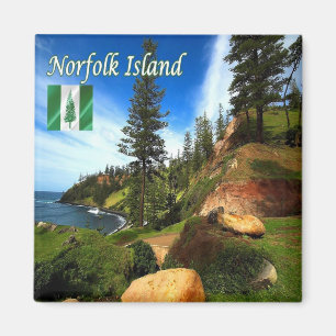 NF - Norfolk Island - Panorama Magnet