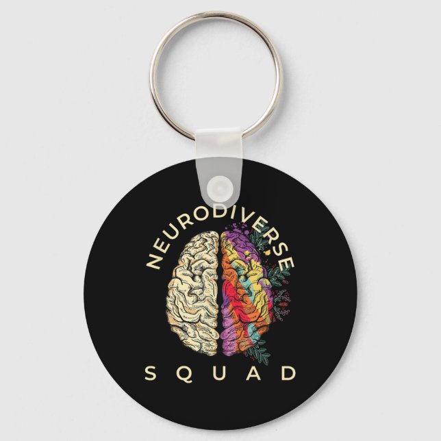 Nf Warrior And Supporter Neurofibromatosis Key Ring (Front)