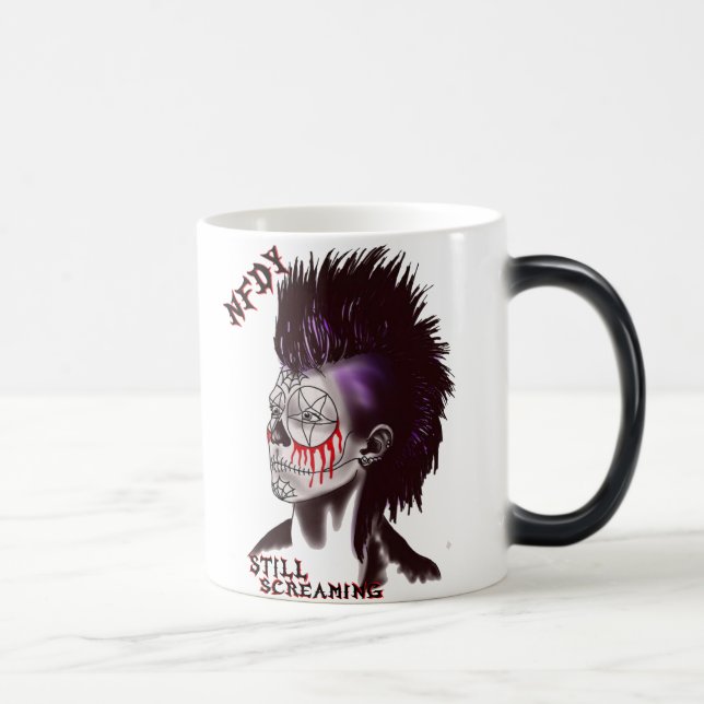 NFDY Mohawk Logo Morphing Mug! Magic Mug (Right)