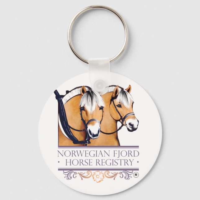 NFHR Logo Round Keychains (Front)