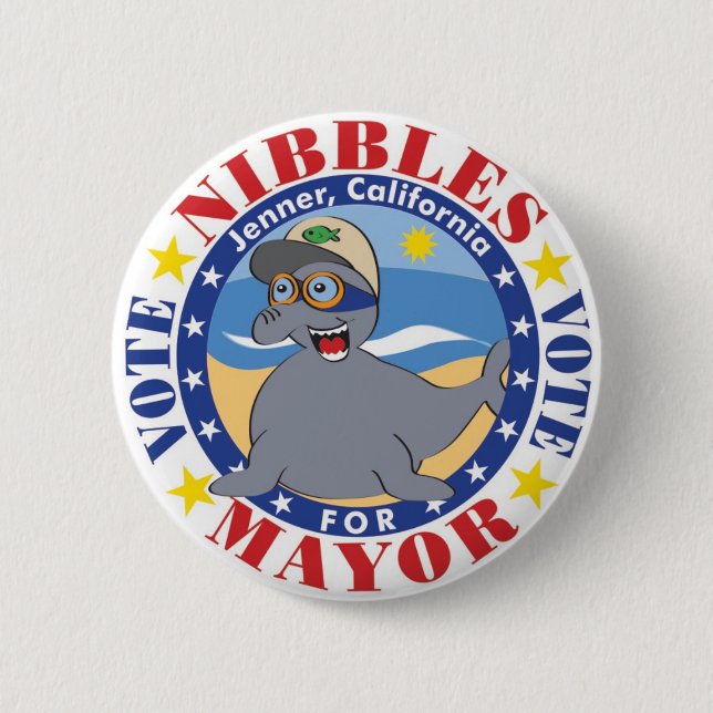 NfM 2.25x2.25 round 300dpi 6 Cm Round Badge (Front)