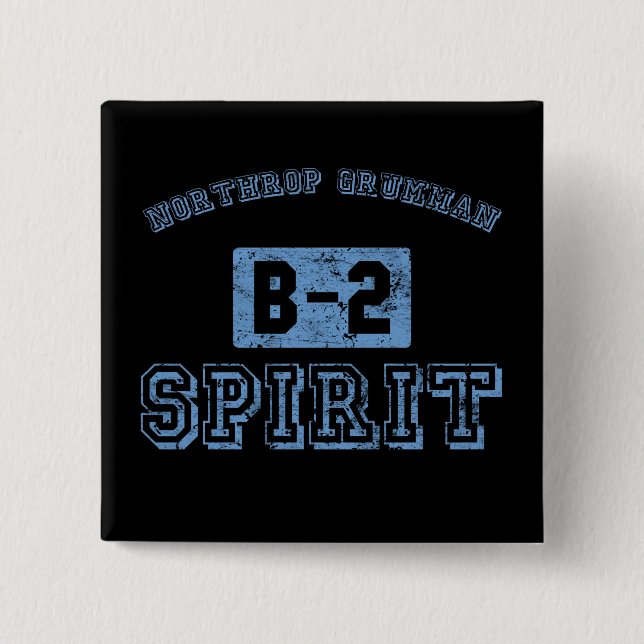 NG B-2 Spirit - BLUE 15 Cm Square Badge (Front)