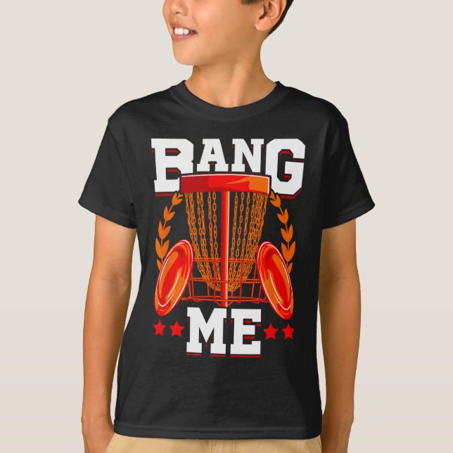 Ng Me Disc Golf Funny Frisbee Golf Chains Disc Spo T-Shirt (Front)