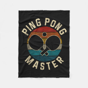 Ng Ng Master Vintage Table Tennis Player Funny Gif Fleece Blanket