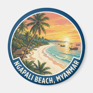 Ngapali Beach Myanmar Magnet