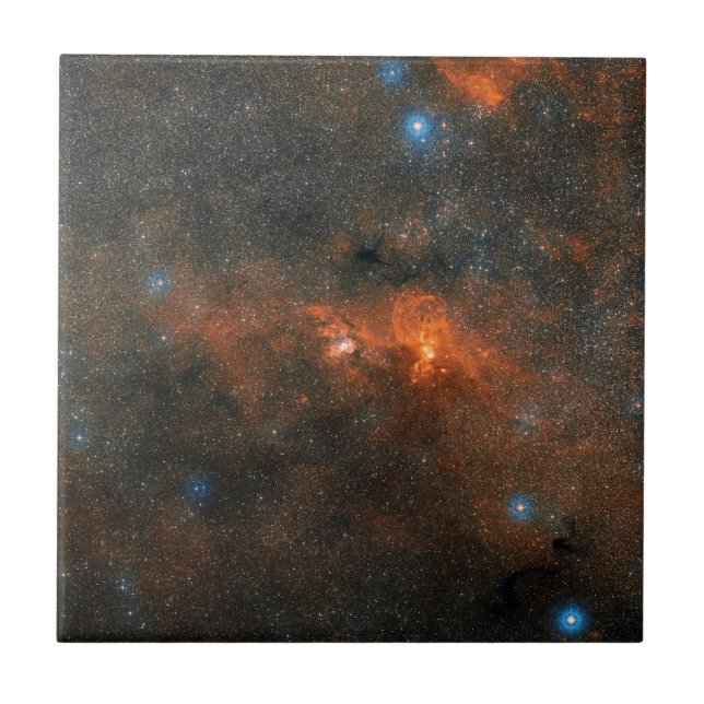 NGC 3603 Open Star Cluster Tile (Front)