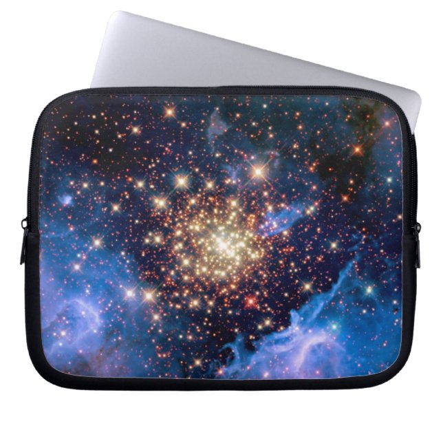 NGC 3603 Star Cluster - NASA Hubble Space Photo Laptop Sleeve (Front)