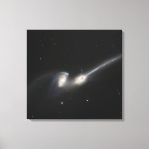 NGC 4676, also known as the Mice Galaxies Canvas Print