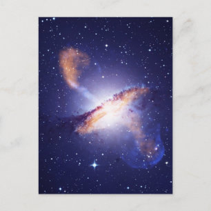NGC 5128 Centaurus A Galaxy NASA Postcard