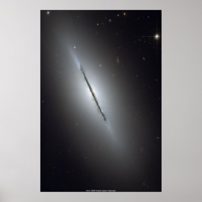 NGC 5866, the Spindle Galaxy Poster (Front)