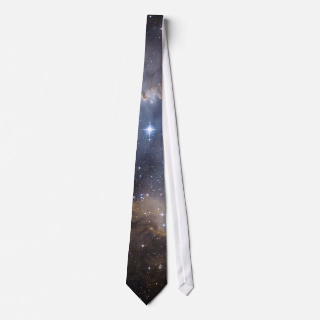 NGC 602 bright stars NASA space cloud photo Tie (Front)