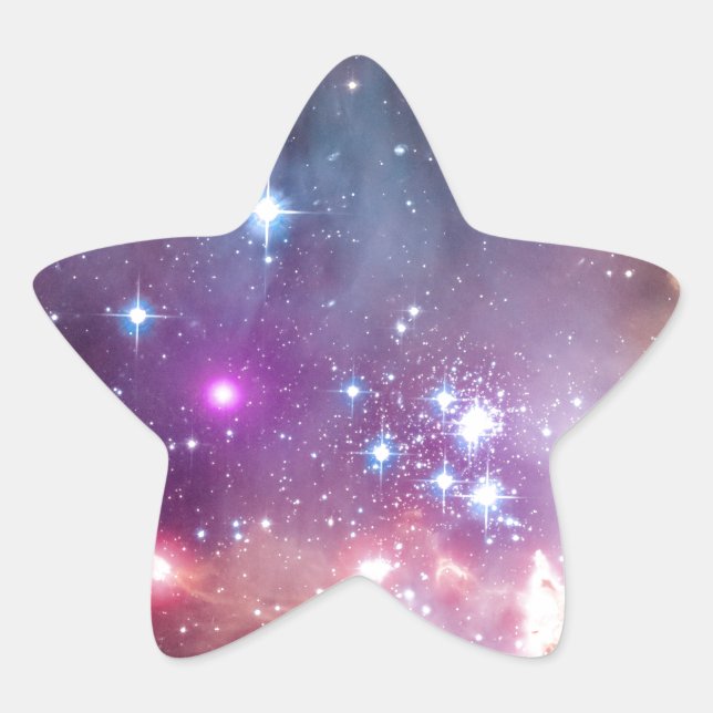 NGC 602: Star Cluster, Small Magellanic Cloud Sticker (Front)