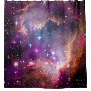 NGC 602 Star Formation - NASA Hubble Space Photo Shower Curtain