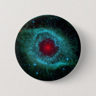 NGC 7293 The Helix Nebula NASA 6 Cm Round Badge