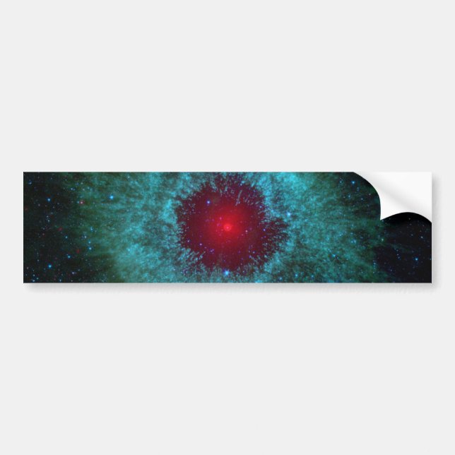 NGC 7293 The Helix Nebula NASA Bumper Sticker (Front)