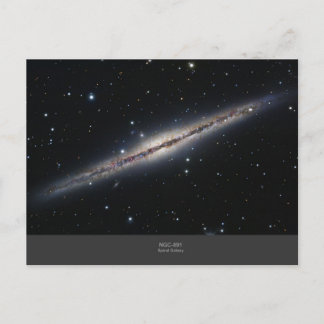 NGC-891 spiral galaxy Postcard