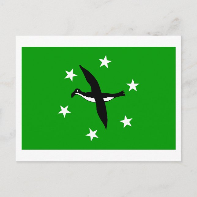 Ngchesar Flag Postcard (Front)